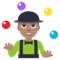 Person Juggling - Medium emoji on Emojione